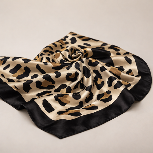 Foulard en Soie - Léopard